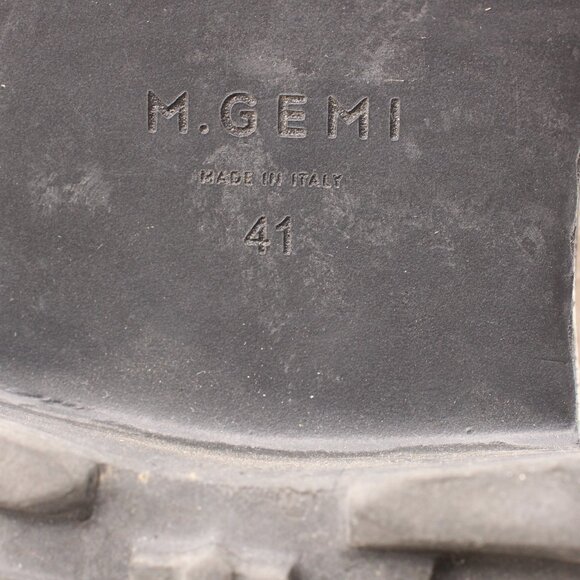 M. Gemi The Gianna Taupe Women's Size EU 41 Croco Printed Leather Slip On - Picture 3 of 10